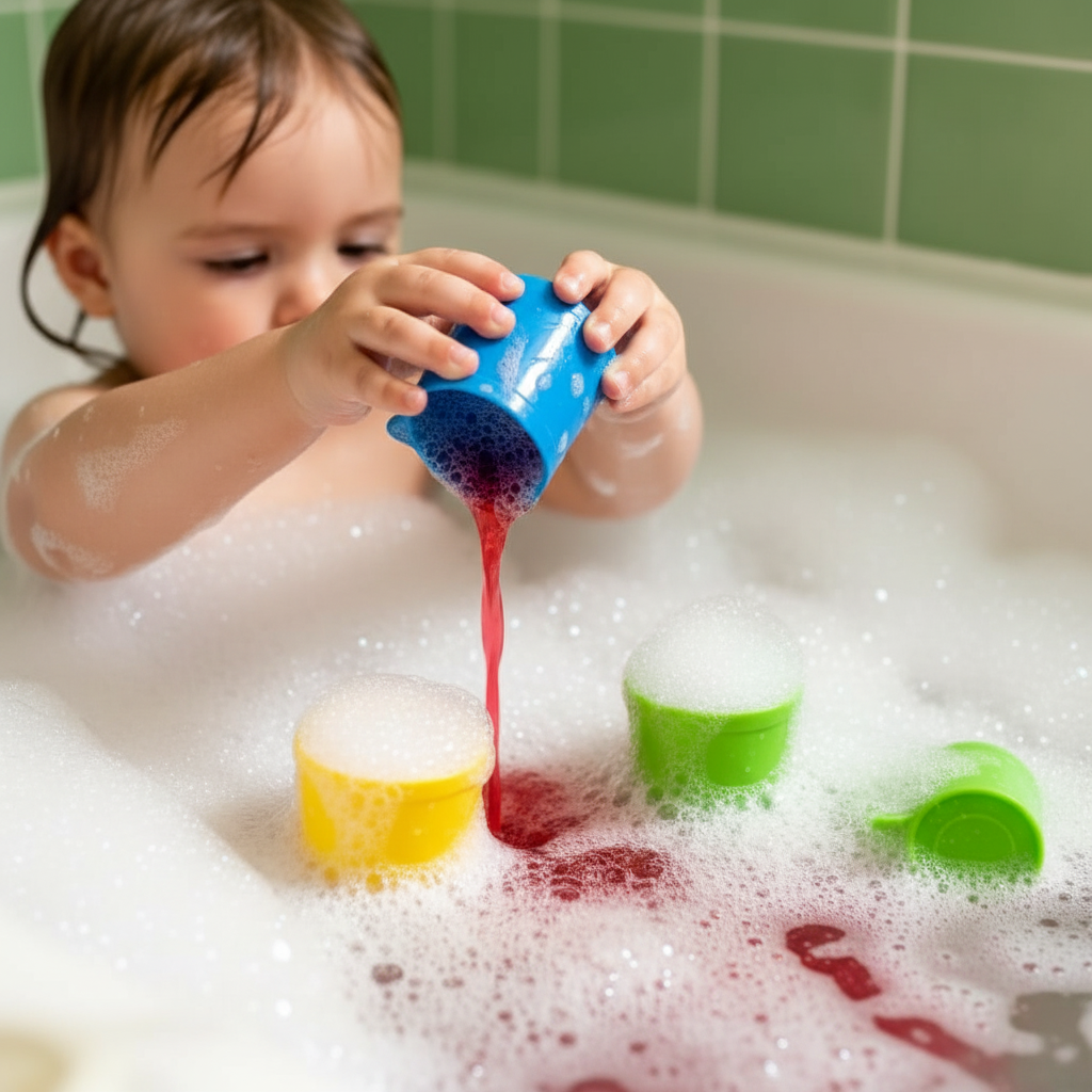 Pastel plant-based bath salts from the Kind & Fern Splash Edit kids bath box